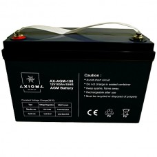 Аккумулятор AGM 12В 100Ач, AX-AGM-100, AXIOMA energy