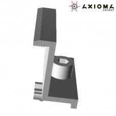 Прижим Крайний, 35 мм, алюминий и оцинкованная сталь, AXIOMA energy