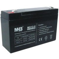 Aккумулятор AGM 12Ач 6В, необслуживаемый герметичный, модель MS12-6, MHB battery Aккумулятор AGM 12Ач 6В, необслуживаемый герметичный, модель MS12-6, MHB battery