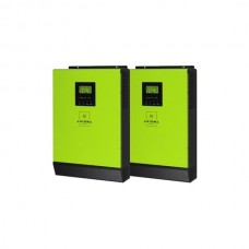 Сетевой солнечный инвертор с резервной функцией 6кВт, 220В, ( ISGRID 3000 - 2 шт. в параллель), AXIOMA energy