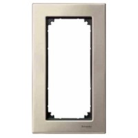 Рамка 2-постова без перегородки Merten M-Elegance метал. Колір Титан MTN403805 