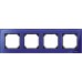 Рамка 4-постова Merten M-Elegance Скло. Колір Сапфір MTN4040-3278 
