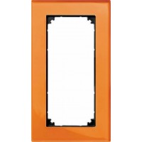 Рамка 2-постова без перегородки Merten M-Elegance Скло. Колір Кальцит MTN404802 