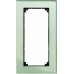 Рамка 2-постова без перегородки Merten M-Elegance Скло. Колір Смарагд MTN404804 