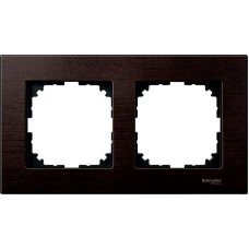 Рамка 2-постова Merten M-Elegance дерево. Колір Венге MTN4052-3471 