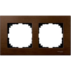 Рамка 2-постова Merten M-Elegance дерево. Колір Горіх MTN4052-3473 