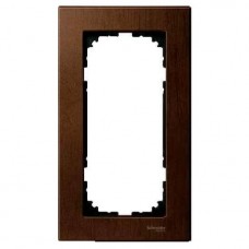 Рамка 2-постова без перегородки Merten M-Elegance дерево. Колір Горіх MTN4058-3473