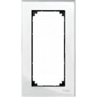 Рамка 2-постовая без перегородки Merten M-Elegance Стекло. Цвет Бриллиант (MTN404819) Рамка 2-постовая без перегородки Merten M-Elegance Стекло. Цвет Бриллиант (MTN404819)