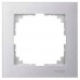 Рамка 1-постовая Merten M-Pure Алюминий MTN4010-3660 