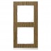 Рамка 2-постовая Merten M-Pure Decor Дуб/Брил. белый MTN4020-3674 