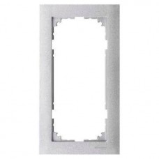 Рамка 2-постова без перегородки Merten M-Pure. Колір Алюміній MTN4025-3660 