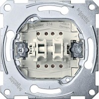 MTN3115-0000 2-клавішний механізм вимикача Merten System M, 1 полюс, 10А