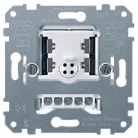 MTN568099 Механизм универсального светорегулятора двойной Merten System M, 2 x 50-200ВА