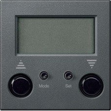 MTN586714 Таймер для жалюзи с подключением датчика Merten System M Антрацит