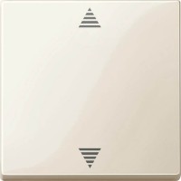 MTN587944 Кнопочный выключатель для жалюзи с функцией памяти и с подключением датчика Merten System M Бежевый