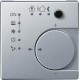 Терморегулятор KNX с 4- кнопочным интерфейсом Merten System M Алюминий MTN616860 Терморегулятор KNX с 4- кнопочным интерфейсом Merten System M Алюминий MTN616860