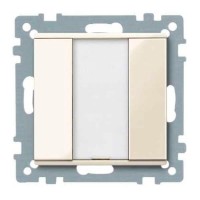 1-кнопковий вимикач KNX plus Merten System M. Колір Бежевий MTN617144