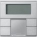 2-кнопочный выключатель с терморегулятором KNX plus Merten System M Алюминий MTN6212-0460