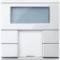 Терморегулятор KNX з дисплеєм Merten System M. Колір Полярно-Білий MTN6241-0319
