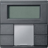 Терморегулятор KNX з дисплеєм Merten System M. Колір Антрацит MTN6241-0414
