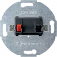 Механизм розетки для громкоговорителей Merten Антрацит, MTN466914