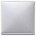 Клавиша для выключателя IP44 Merten System Design.  Алюминий MTN412060 