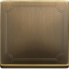 Клавіша для 1-кнопкового вимикача Merten . Колір Антична латунь MTN412143 