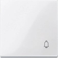 Клавіша для 1-кнопкового вимикача з маркуванням«дзвінок» Merten System Design. Колір Полярно-Білий MTN412819 