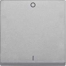 Клавіша з піктограмами «вкл.» и «відкл.» Merten System M. Колір Алюміній MTN433260