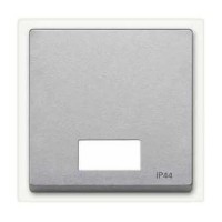 Клавиша с окошком для световой индикации IP44 Merten System M. Алюминий MTN433760 Клавиша с окошком для световой индикации IP44 Merten System M. Алюминий MTN433760
