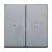 Клавиша для модуля 2-кнопочного выключателя KNX Merten System M.  Алюминий MTN625260 