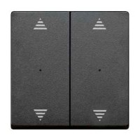 Клавиша для модуля 2-кнопочного выключателя KNX с символами вверх/вниз Merten System M. Антрацит MTN625814 Клавиша для модуля 2-кнопочного выключателя KNX с символами вверх/вниз Merten System M. Антрацит MTN625814
