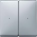 Клавиши для модуля 2-кнопкового вимикача Merten System Design. Колір Алюміній MTN626260 