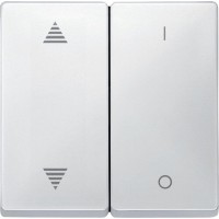 Клавіша для модуля 2-кнопкового вимикача KNX з символами стрілок та"I/0" Merten System Design (Полярно-Білий) Клавіша для модуля 2-кнопкового вимикача KNX з символами стрілок та"I/0" Merten System Design (Полярно-Білий)