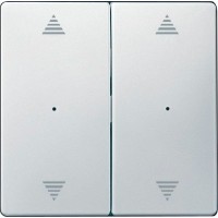 Клавіша для модуля 2-кнопкового вимикача KNX з символами стрілок Merten System Design (Полярно-Білий) Клавіша для модуля 2-кнопкового вимикача KNX з символами стрілок Merten System Design (Полярно-Білий)