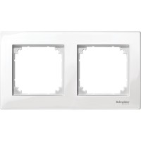 Рамка M-PLan 2-местная полярно-белая Merten System M (MTN515219) Рамка M-PLan 2-местная полярно-белая Merten System M (MTN515219)