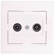 AYA3300321 TV-R розетка концевая 1 дБ серия Anya AYA3300321 TV-R розетка концевая 1 дБ серия Anya