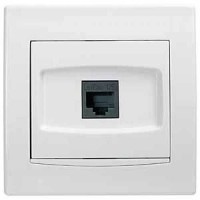 AYA4300123 Розетка компьютерная RJ45, кат.5e, 125 ­МГц, UTP серии Anya