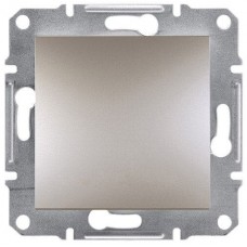 ⚡Двополюсний одноклавішний вимикач Asfora IP20 бронза (EPH0200169)