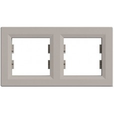 Рамка 2-х постовая горизонтальная Schneider Electric серии Asfora бронза (EPH5800269)