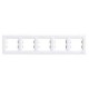 ⚡Рамка 5-ти постовая горизонтальная Asfora (EPH5800521)