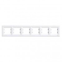 ⚡ Рамка 6-ти постовая горизонтальная Asfora (EPH5800621)