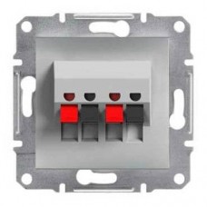 Аудиорозетка Schneider Electric серии Asfora алюминий (EPH5700161)