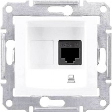 SDN4300121 Комп'ютерна розетка UTP RJ45 кат.5e неекранована Sedna. Колір Білий