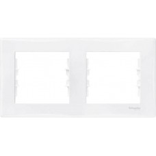 SDN5800321 Декоративна рамка 2-постова горизонтальна Sedna. Колір Білий