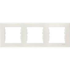 SDN5800523 Декоративна рамка 3-постова горизонтальна Sedna. Колір Слонова кістка