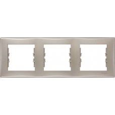 SDN5800568 Декоративна рамка 3-постова горизонтальна Sedna. Колір Титан