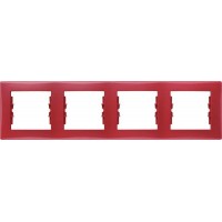 SDN5800741 Декоративна рамка 4-постова горизонтальна Sedna. Колір Червоний