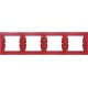SDN5800741 Декоративна рамка 4-постова горизонтальна Sedna. Колір Червоний SDN5800741 Декоративна рамка 4-постова горизонтальна Sedna. Колір Червоний