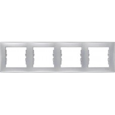 SDN5800760 Декоративна рамка 4-постова горизонтальна Sedna. Колір Алюміній